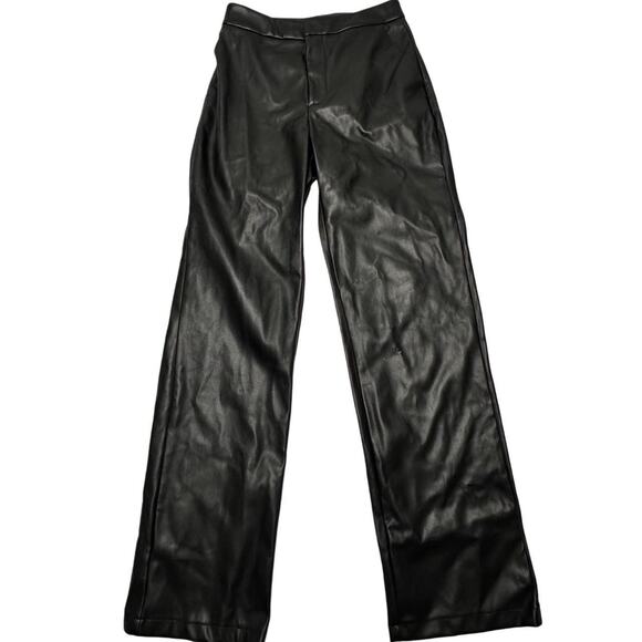 Elodie Size XS Black Leather Pants - Picture 1 of 4